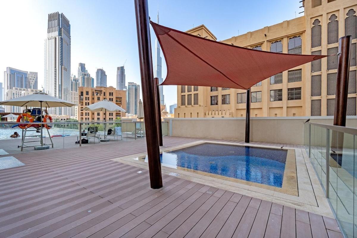 Cool 4-Bedroom Apartment With Burj Views At Bellevue Tower In Downtown Dubai Eksteriør bilde